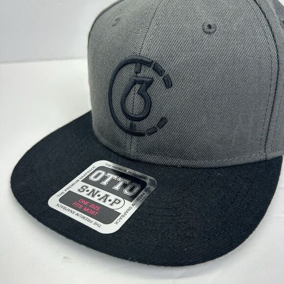 Otto Snapback Hat The 6th Clothing Co Grey Black Wool Blend OSFM 2021 - Picture 2 of 10